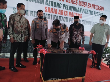 Mapolsek Sanga Desa, Miliki Gedung Pelayanan Terpadu