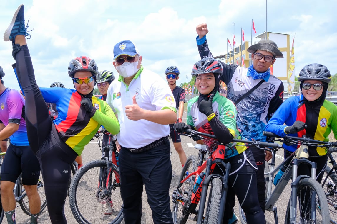 Sirkuit Internasional Skyland Sekayu Garap Lomba Balap Sepeda