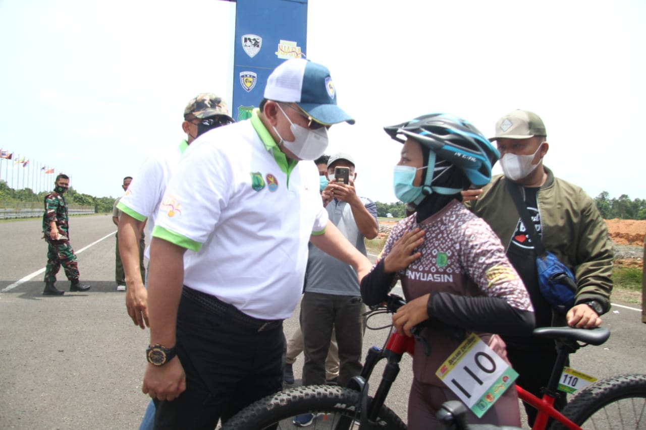 Atlet Sepeda Muba Berjaya di HUT TNI ke-76