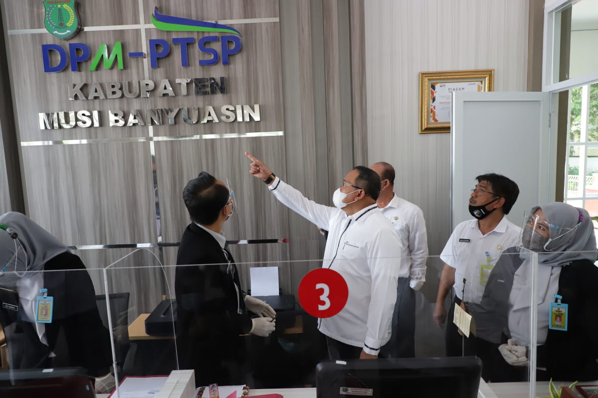 Kinerja Layanan DPMPTSP Muba Dapat Predikat Sangat Baik dengan Nilai 87..764