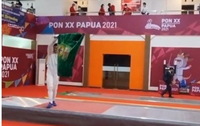 Sumsel Borong Medali di Nomor Sabel Anggar PON XX Papua