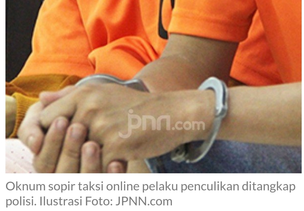 Mbak Graciella Diculik Sopir Taksi Online, Mulutnya Disumpal, Dimasukkan ke Bagasi