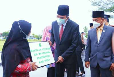 Pemkab Muba Kucurkan Banyak Bantuan di Hari Pahlawan