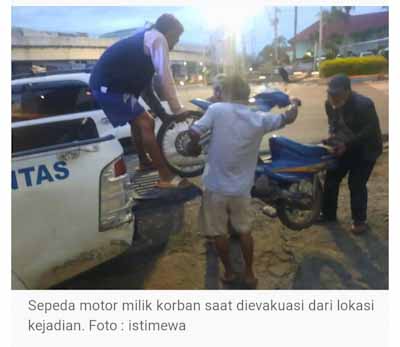 Polisi Buru Sopir Mobil yang Tewaskan Pengendara Motor di Simpang Charitas