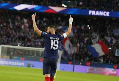 Pesta Gol, Prancis Lolos ke Putaran Final Piala Dunia 2022
