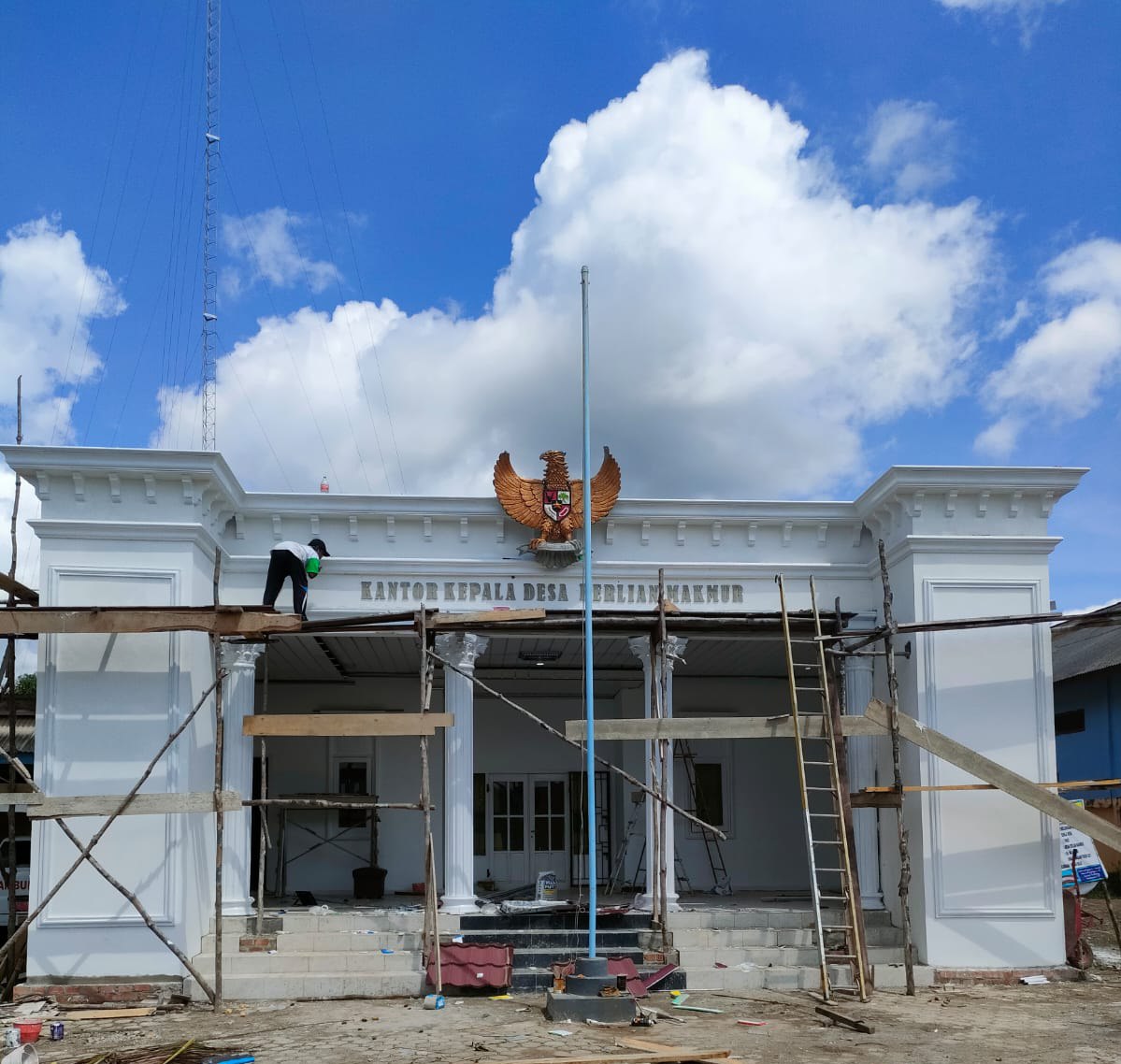 Kantor Desa Berlian Makmur Makin Gagah