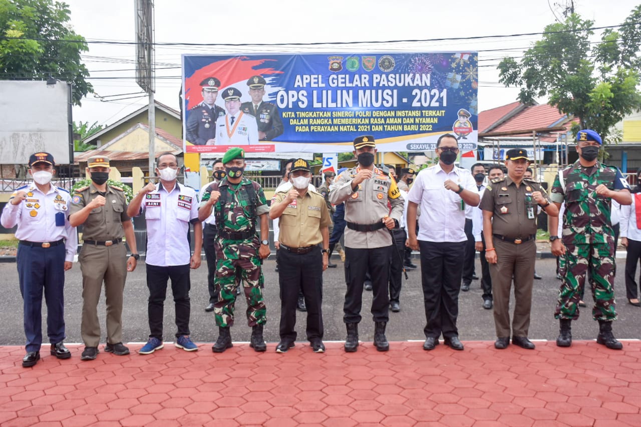 Gelar Apel Pasukan Operasi Lilin Muba, Beri Rasa Aman Nataru