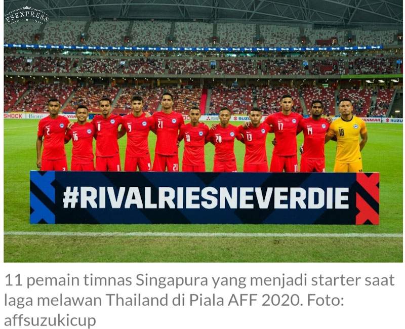 Singapura Merana, Lebih Senang Jumpa Vietnam Dibanding Timnas Indonesia
