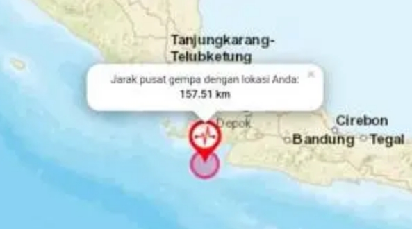 Gempa Banten Terasa Di Jakarta dan Bengkulu