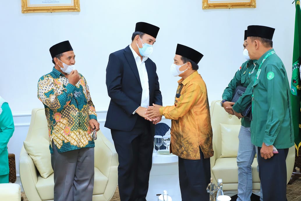 Sowan ke Plt Bupati Beni Hernedi, PCNU Muba Sampaikan Program Kegiatan