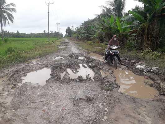 Jalan Poros Empat Desa Rusak Parah, Ini Jawaban Kadis PU TR