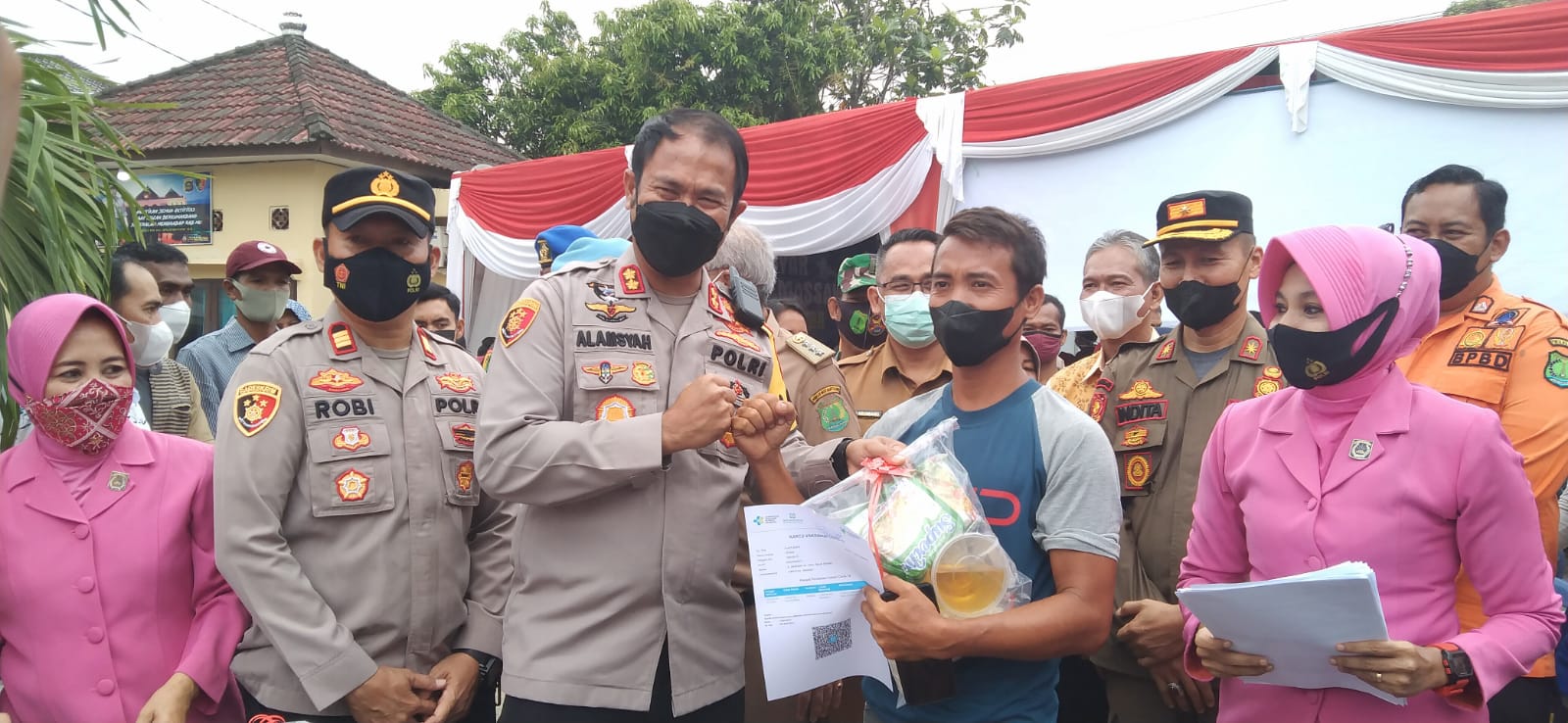 Polsek Sekayu Gelar Gebyar Vaksin Massal