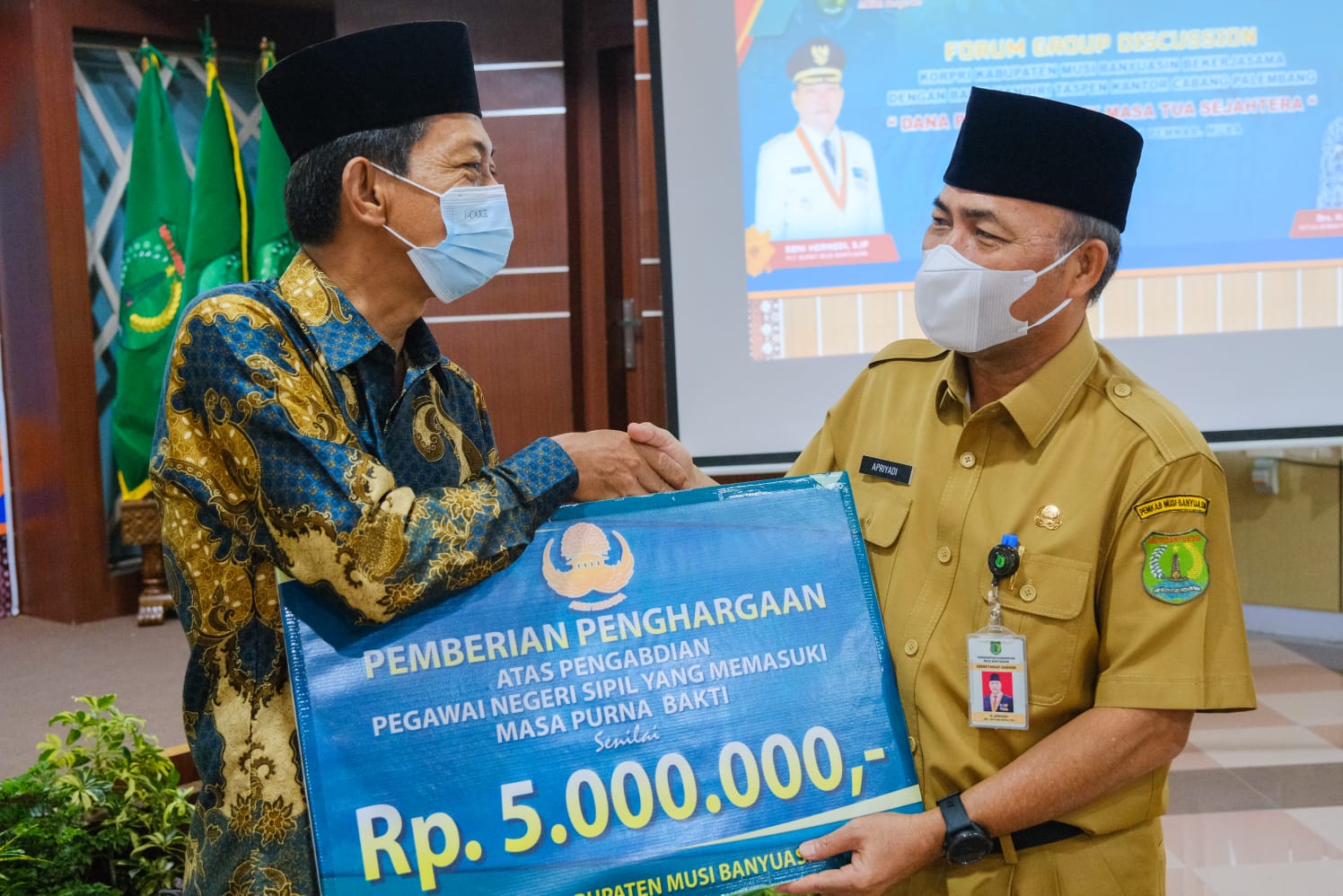 Fasilitasi Pensiunan ASN, Pemkab Muba Gandeng Bank Mandiri Taspen