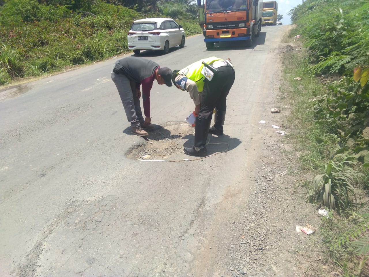 Lobang di Jalintim Sebabkan Warga Panca Tunggal Tewas Kecelakaan