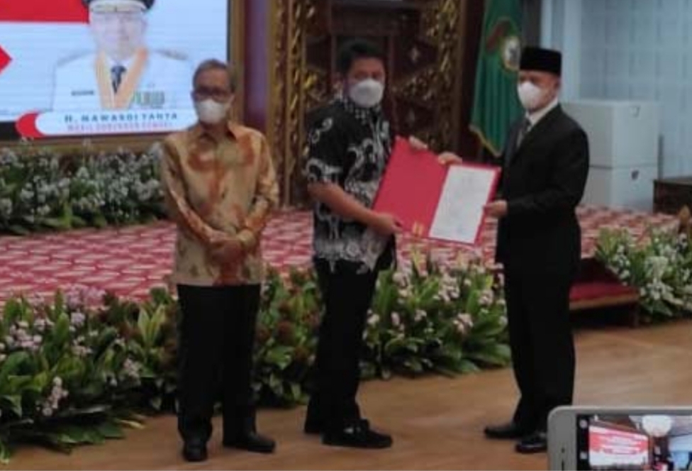 Teddy Meilwansyah Resmi Jabat Plh Bupati OKU