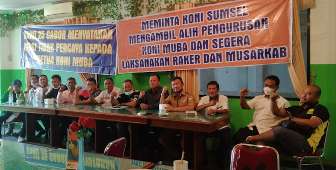 Ada Apa dengan KONI Sumsel, Belum Mengakomodir Aspirasi 25 Cabor Muba