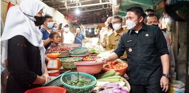 Jelang Ramadhan,  Gubernur Pantau Pasar Tradisional