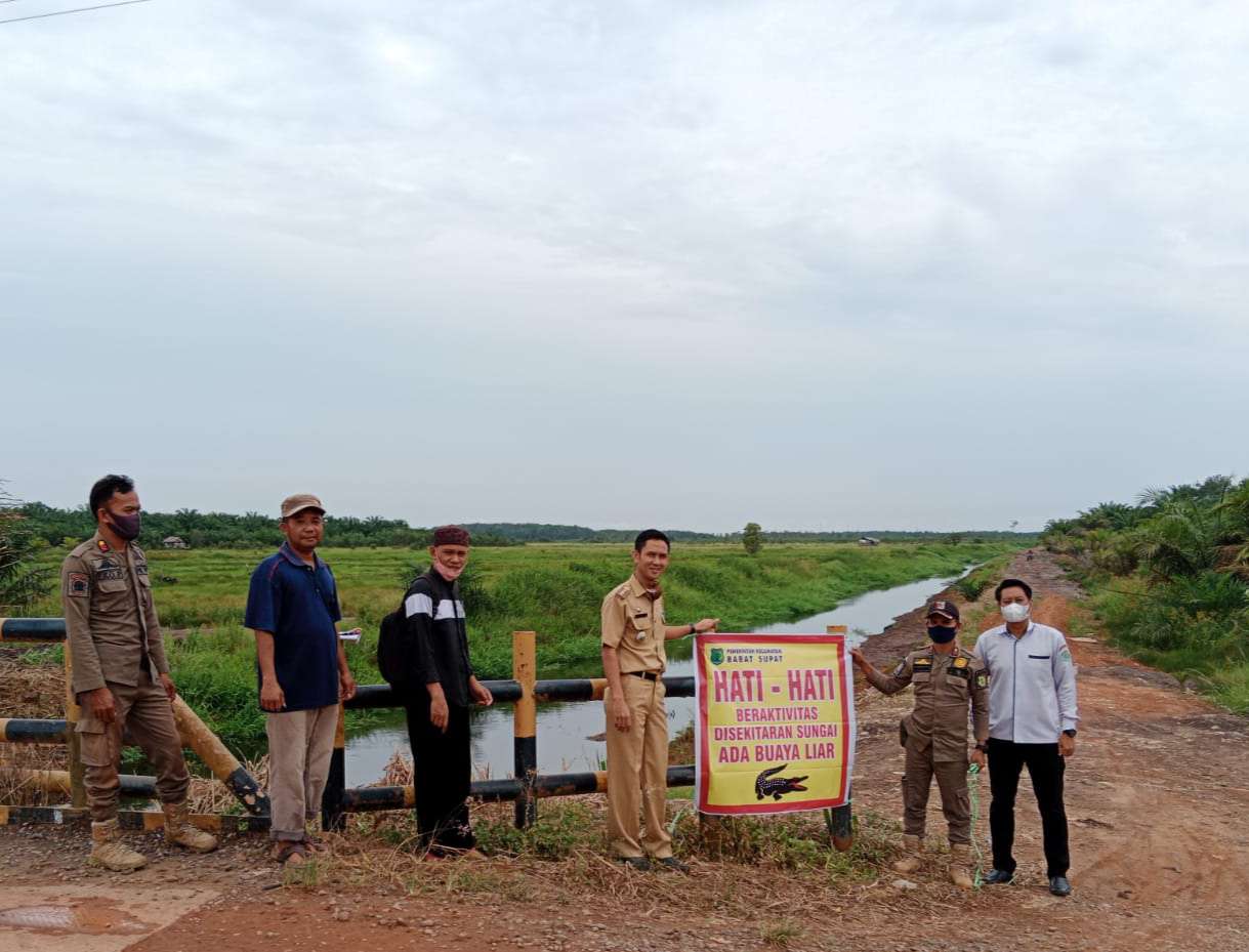 Pasang Peringatan Bahaya Buaya Liar