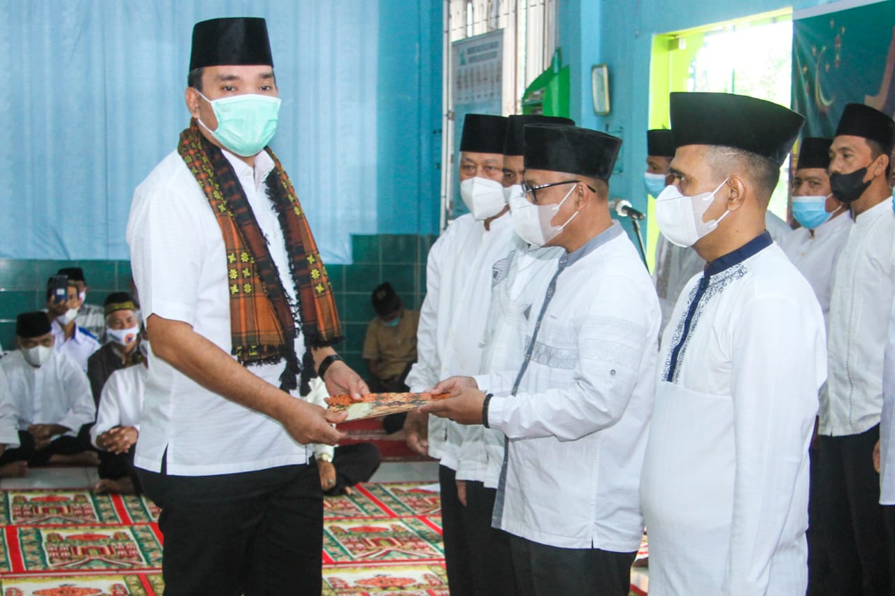 Safari Ramadhan 1443 H, Plt Bupati Beni Gencarkan Upaya Makmurkan dan di Makmurkan Masjid Lewat MDI