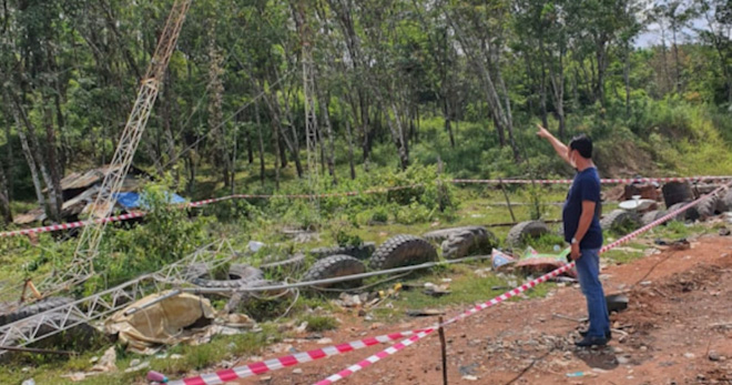 Tower Radio Ambruk, Dua Pekerja Tewas, Jatuh dari Ketinggan 36 Meter