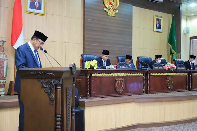 DPRD Muba Sampaikan Laporan Pansus Atas LKPJ Bupati Muba TA 2021