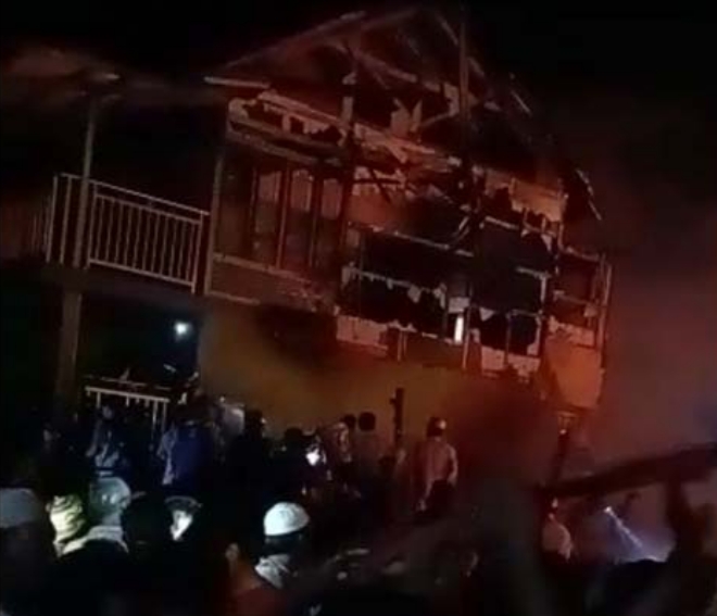 Kebakaran di Sungsang, Puluhan Rumah dan Sarang Walet Dikabarkan Hangus Terbakar