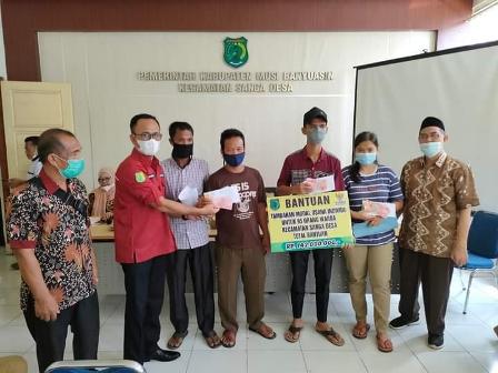 95 Warga Sanga Desa Mendapat Bantuan Baznas