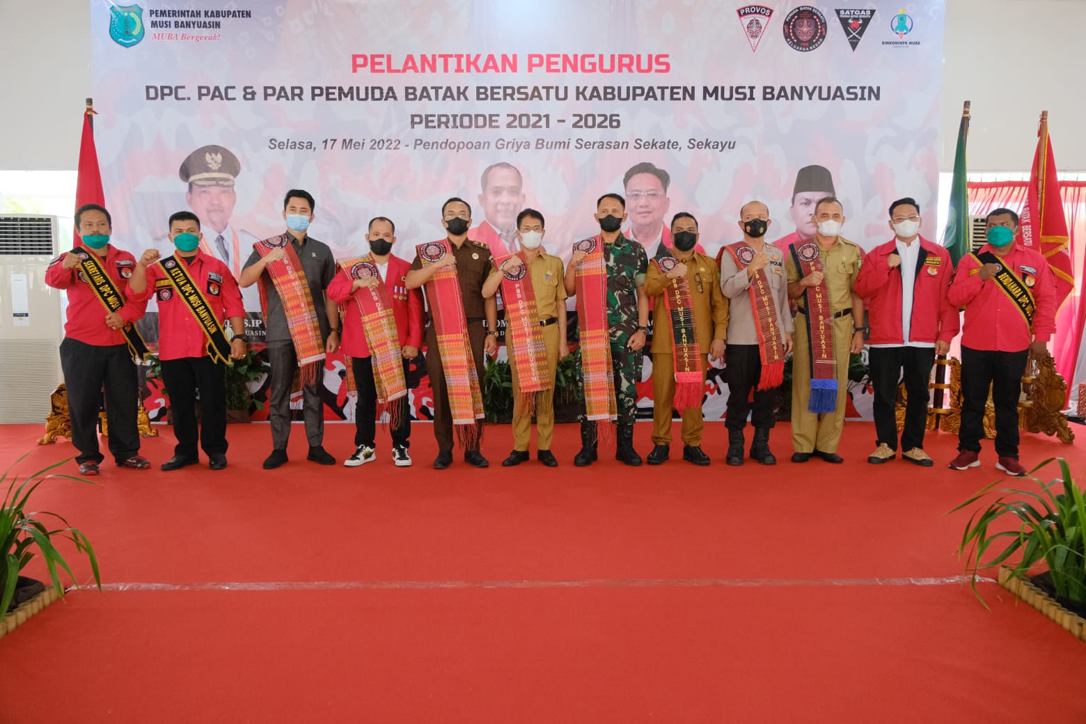 Pengurus DPC PAC dan PAR PBB Muba Resmi Dilantik