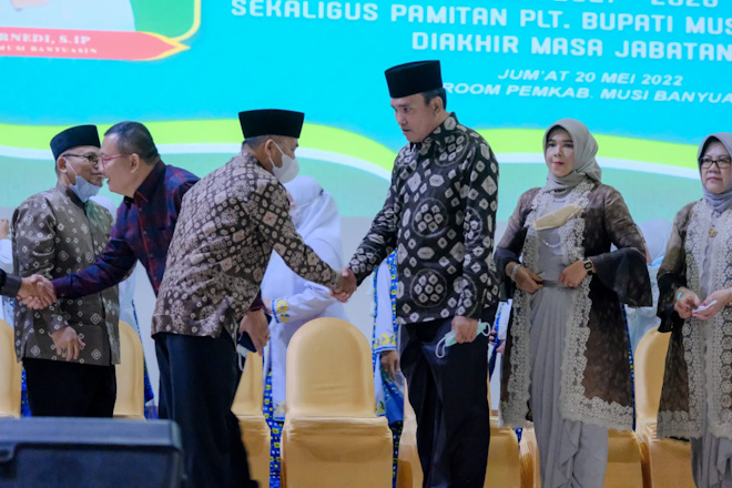 Pamit, Plt Bupati Beni Hernedi Minta Maaf ke Warga Muba