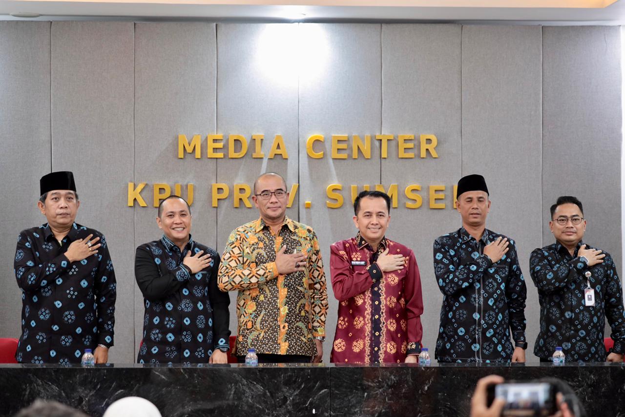 Pj Gubernur Sumsel Agus Fatoni Launching Pemilihan Gubernur dan Wakil Gubernur Sumsel Tahun 2024-2029