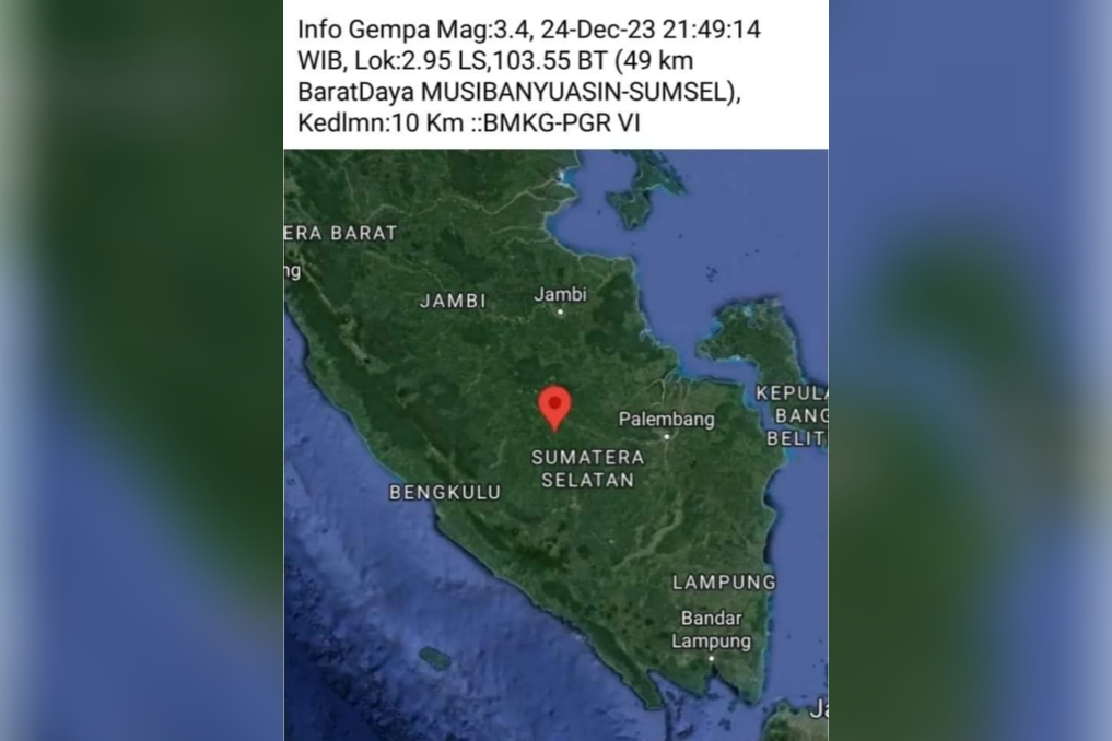 Heboh! Musi Banyuasin Dilanda Gempa Bumi 3.4 Magnitudo, Ini Wilayah yang Terdampak