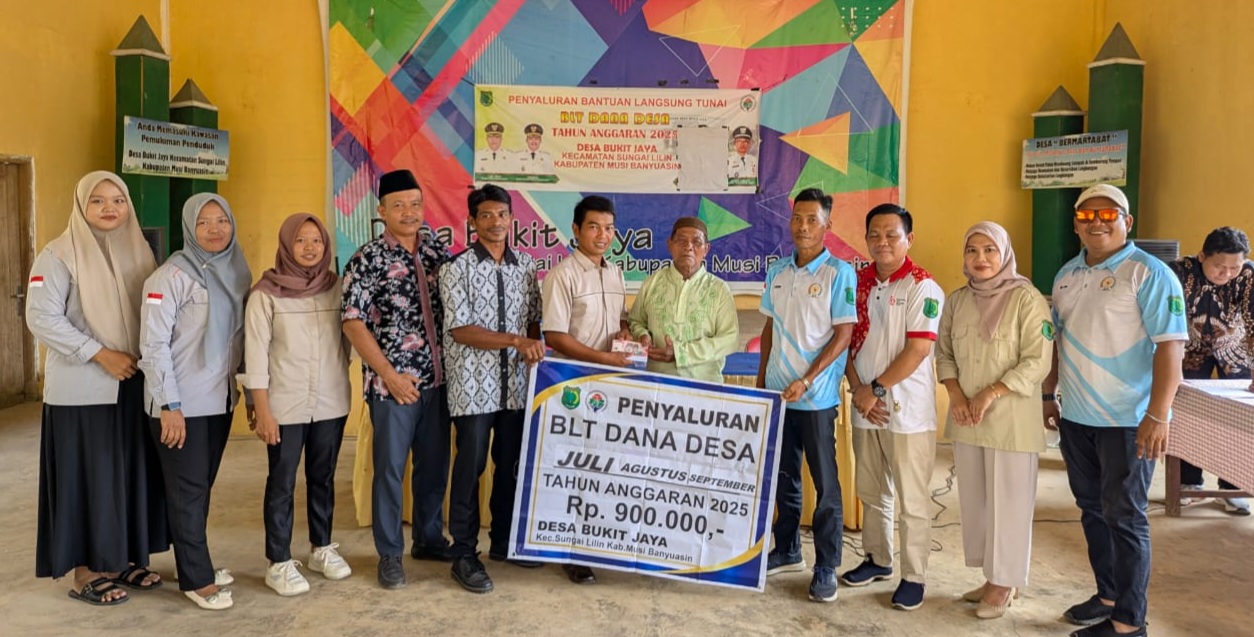 Desa Bukit Jaya Salurkan BLT Dana Desa Triwulan III Tahun 2025 kepada 18 KPM
