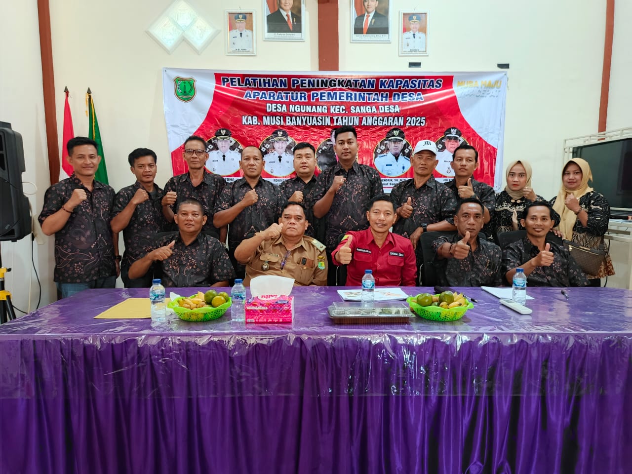 Tingkatkan Wawasan Melalui Pelatihan, Kades Ngunang Minta Perangkat Desa Implementasikan Ilmu yang Didapat