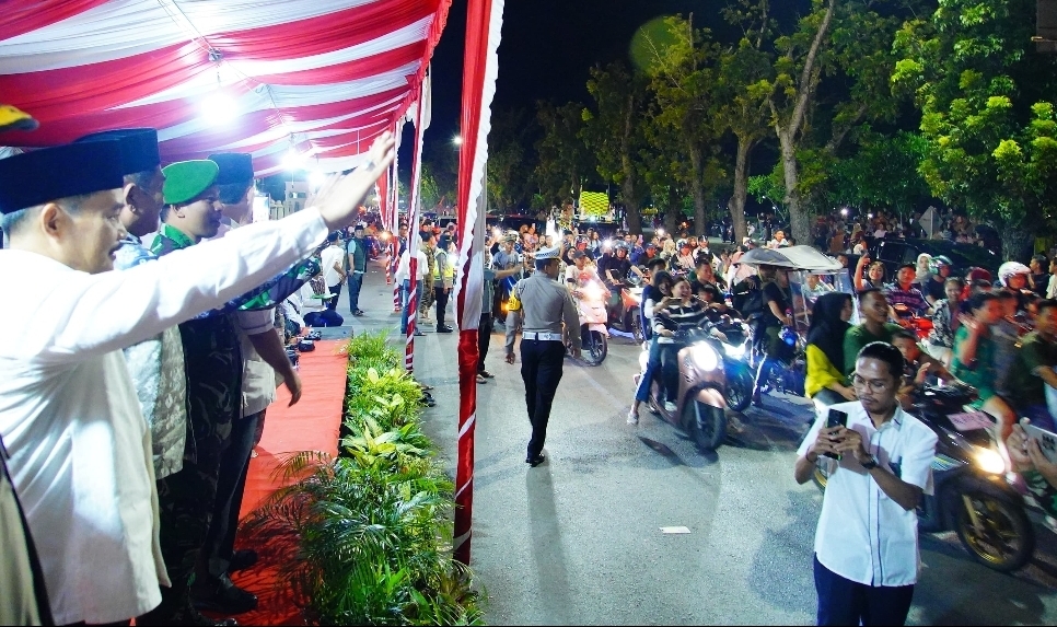 Lautan Takbir di Sekayu, Ribuan Warga Meriahkan Pawai Idulfitri 1447 H