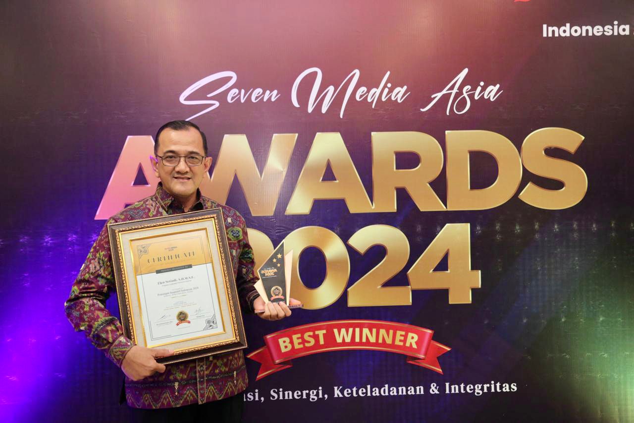 Pj Gubernur Sumsel Terima Penghargaan Seven Media Award 2024, Kategori Pemimpin Inspiratif Terbaik Indonesia