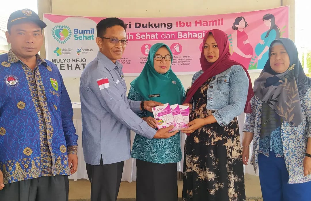 Peringati Hari Ibu, Pemerintah dan PKK Desa Mulyo Rejo Bagikan Bantuan Kepada Ibu Hamil