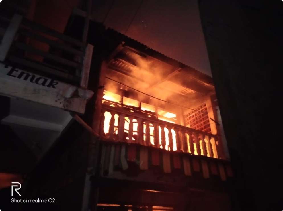 Rumah di Palembang Terbakar, 3 Unit Motor Tak Terselamatkan