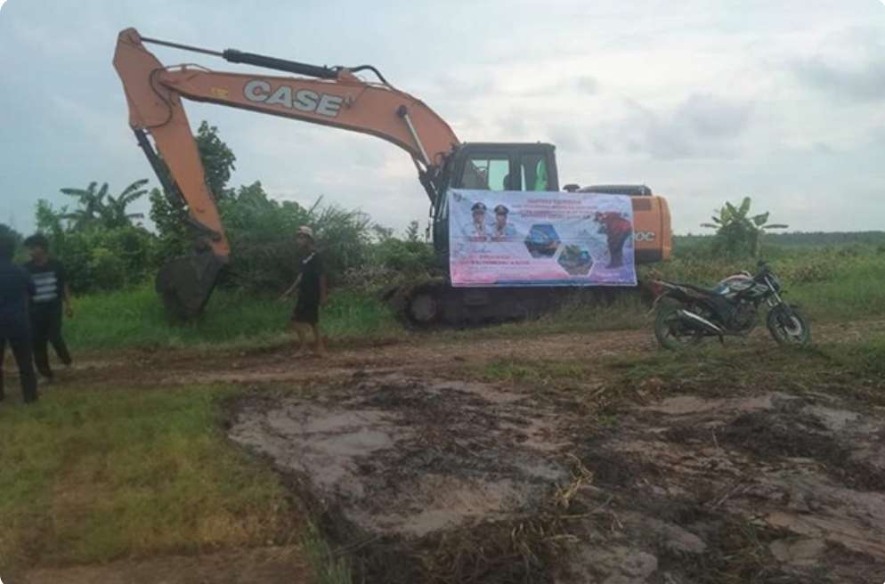 Akses Jalan di Buka Pemkab Banyuasin, Warga Karang Agung Ilir Lebih Mudah Ke Palembang