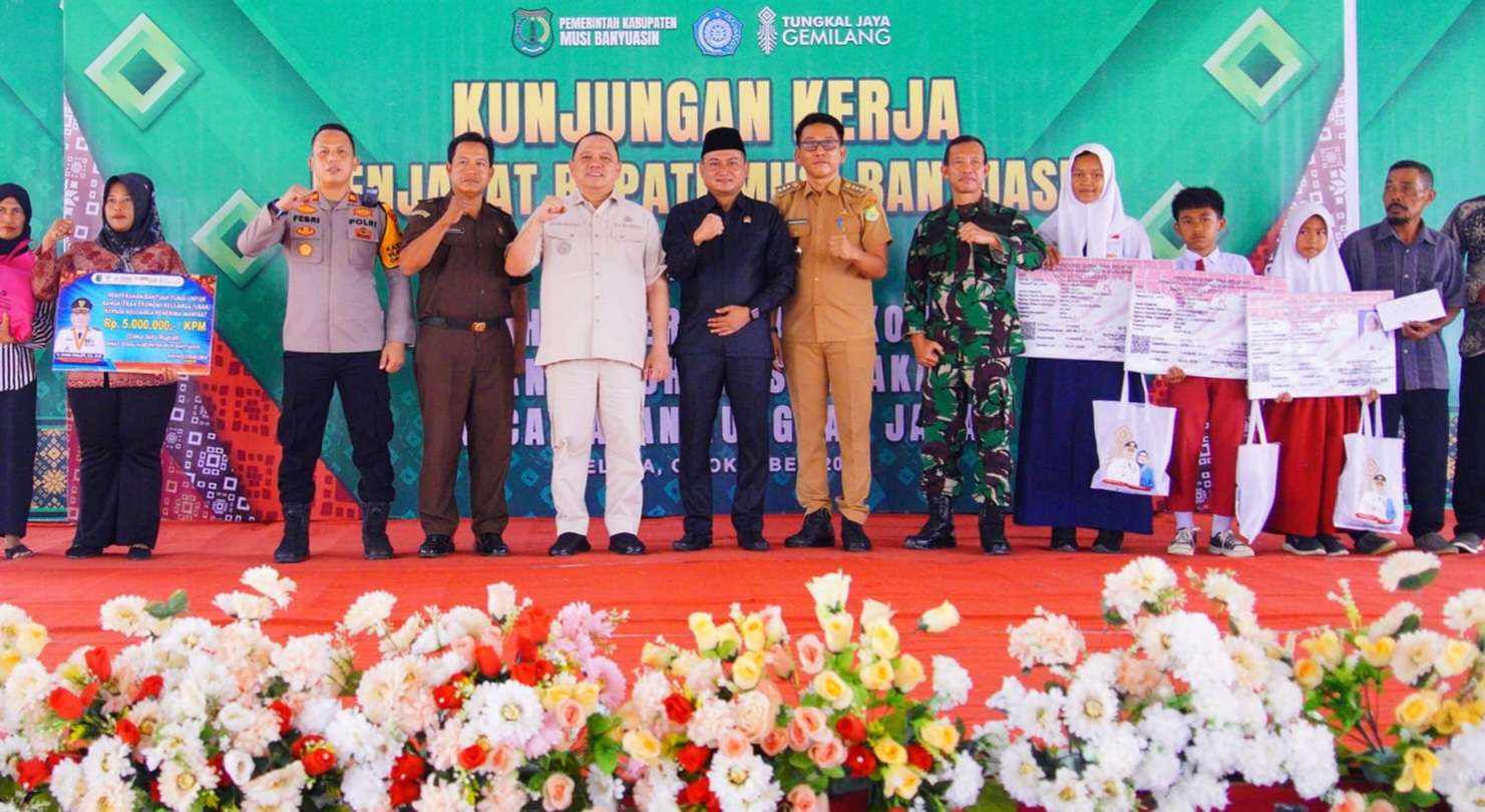 Pj Bupati Kunjungan ke Tungkal Jaya Antusias, Serap Aspirasi Masyarakat Bekal Membangun Muba