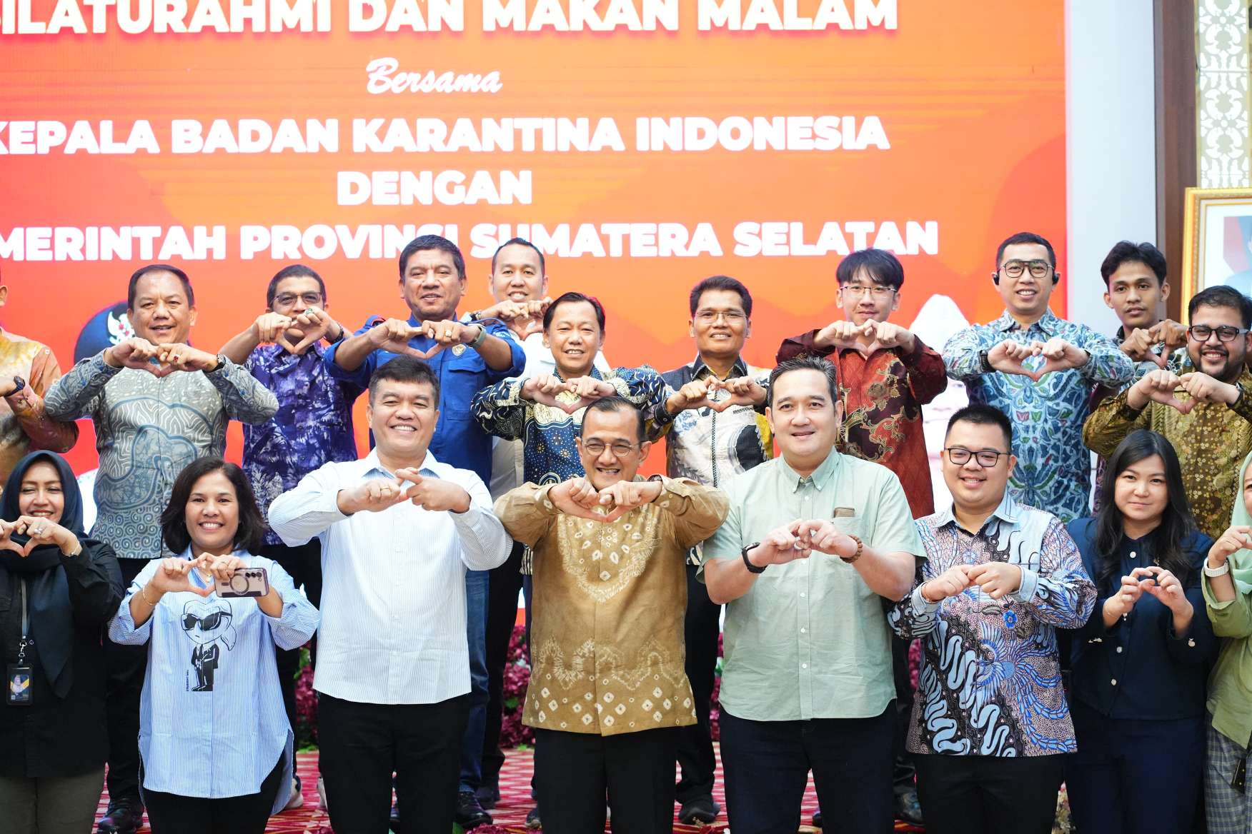 Pemprov Sumsel Perkuat Sinergi dengan Badan Karantina Indonesia Lewat Silaturahmi di Griya Agung