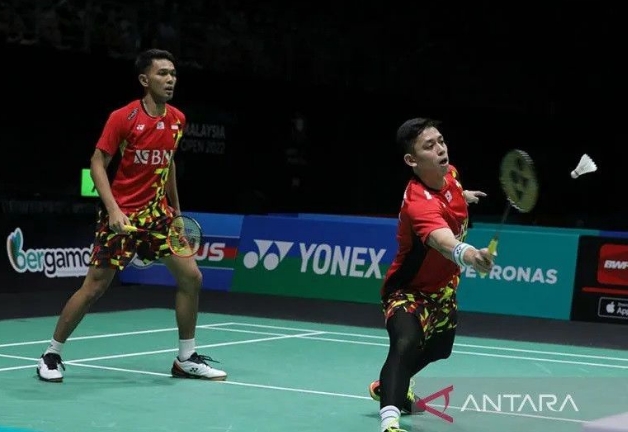 Fajar/Rian Selangkah Lagi Juara Malaysia Open 2022