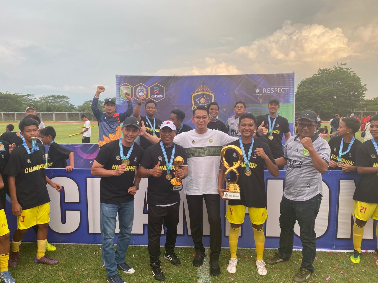 Tim PPLPD MUBA U15 Juara Piala Gubernur Sumsel, Hadiah Istimewa untuk HUT Muba