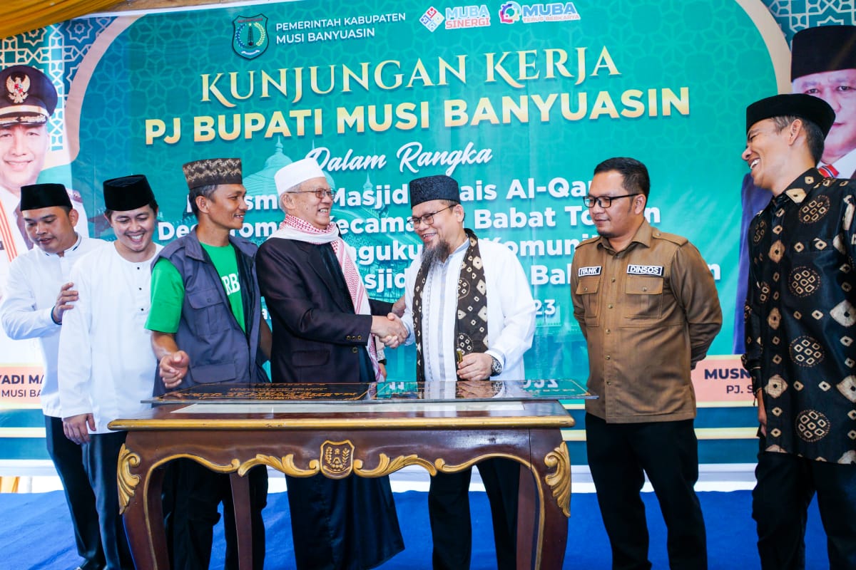 Peresmian Masjid Uwais Al Qarni Desa Toman, Sekaligus Pengukuhan Komunitas Pemuda Pecinta Masjid (KP2M)