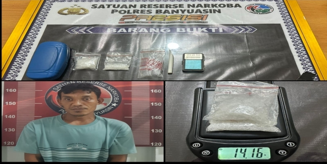 Digerebek Dini Hari, Polisi Bongkar Aktivitas Bandar Sabu di Betung Banyuasin