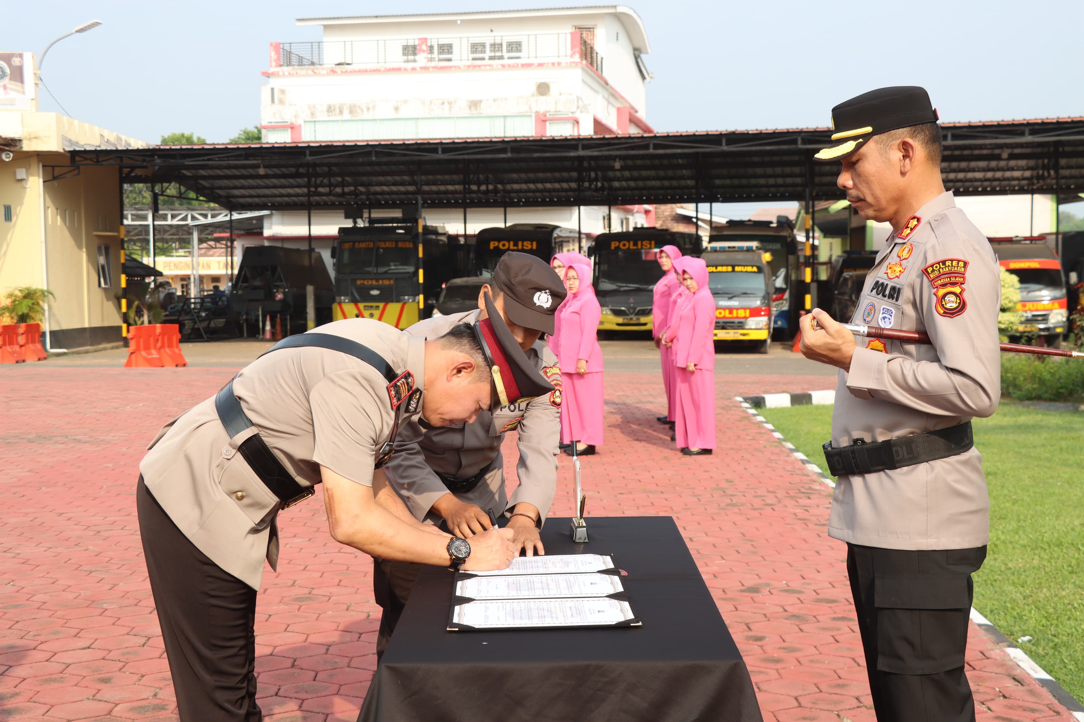 Kapolres Muba Pimpin Sertijab Kapolsek Lais, AKP Syawaludin Resmi Gantikan AKP Kemas Junaidi