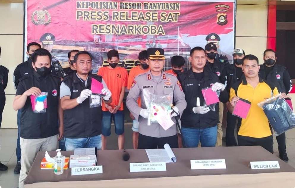 Warga Sekayu Diamankan Satresnarkoba Banyuasin, Bawa 1 Kg Sabu Dari Sungai Lilin Tujuan Betung 