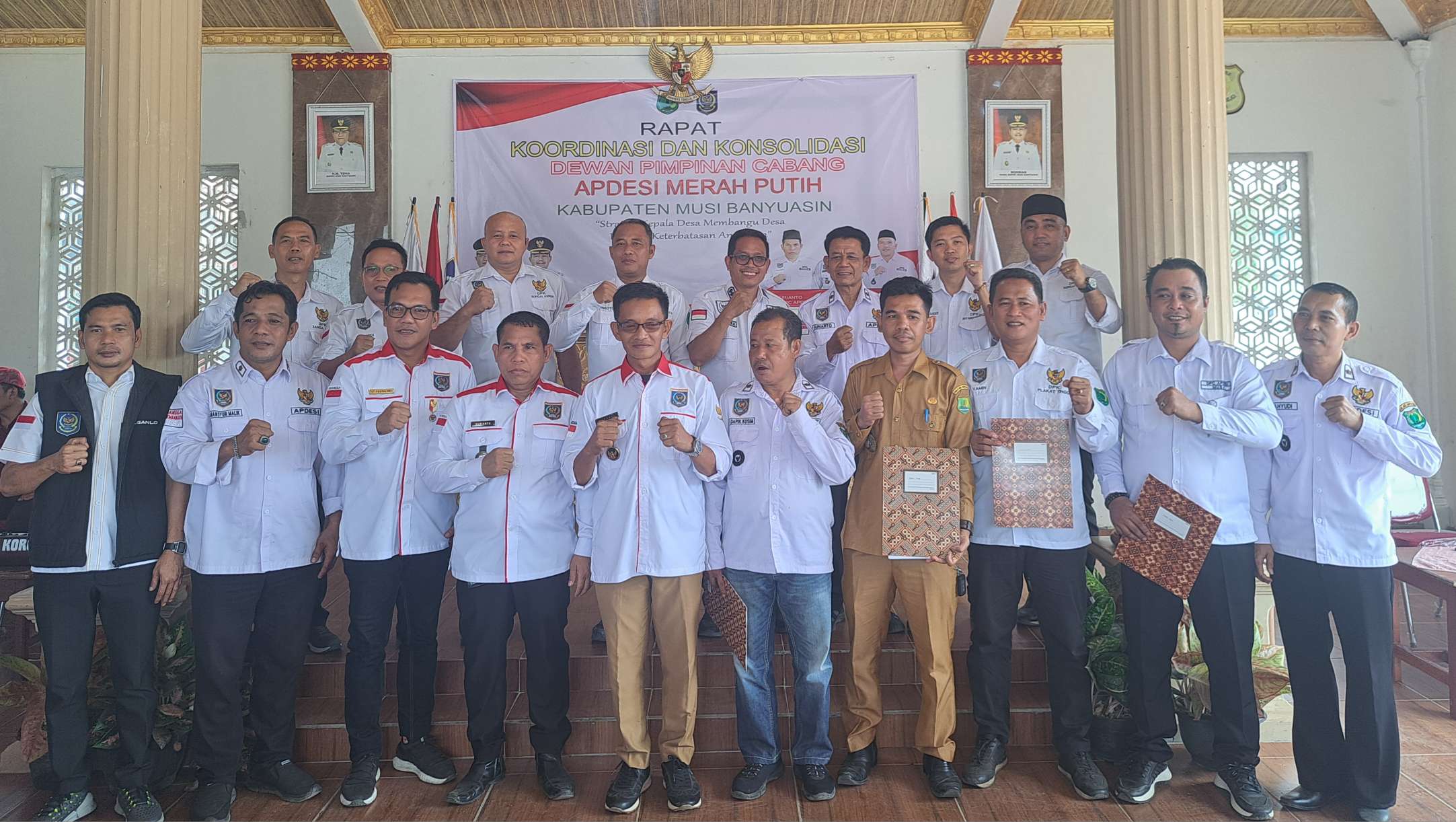 DPC APDESI Merah Putih Muba Gelar Rakor di Mulyo Rejo, Bahas Strategi Bangun Desa dengan Anggaran Terbatas
