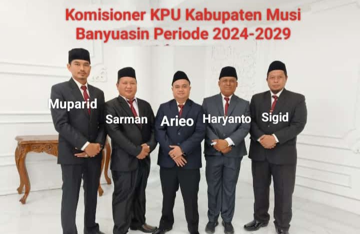 Hasil Rapat Pleno Perdana, Inilah Ketua KPUD Muba Periode 2024-2029
