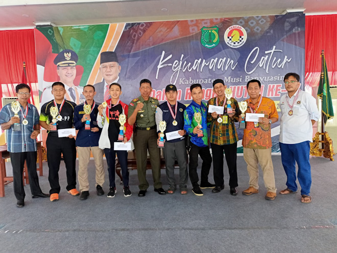 Ibrahim SE Juara Pertama Lomba Catur  Antar Instansi