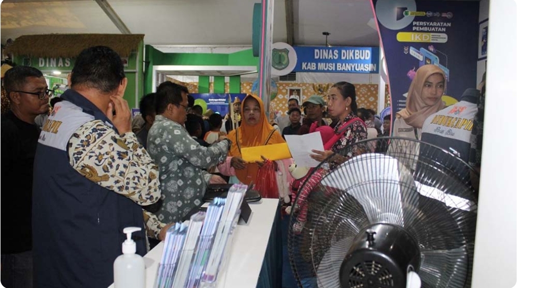 Disdukcapil Muba Tawarkan Pelayanan Digital KTP bagi Masyarakat di Ajang Muba Expo 